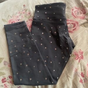 Nancy Rose Performance Starry Black Leggings